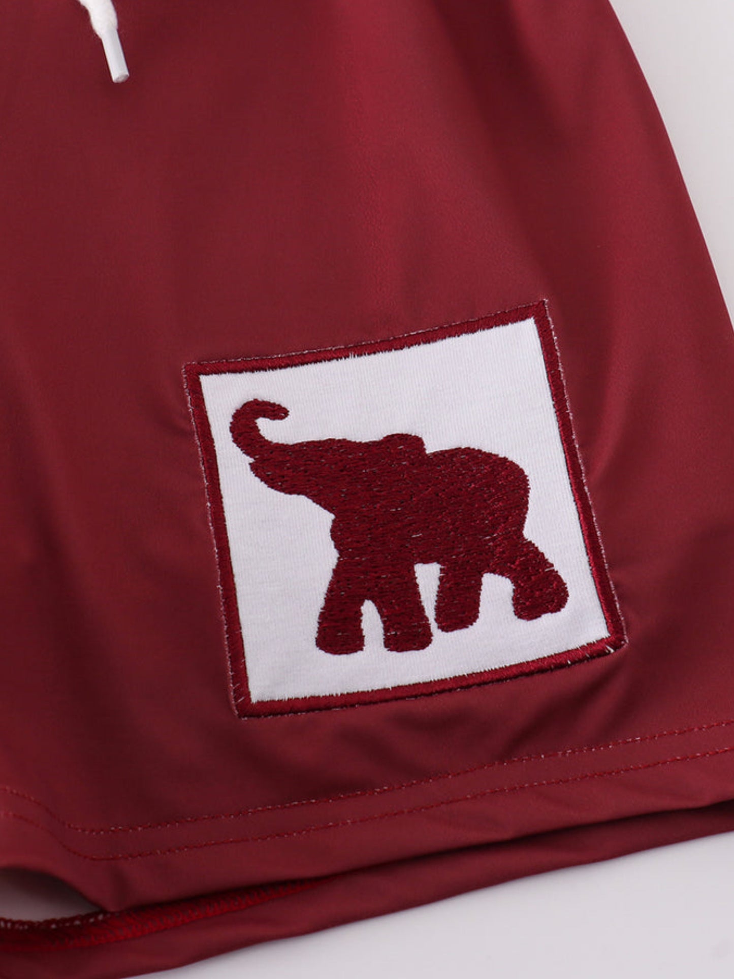 Alabama elephant embroidery swim trunks