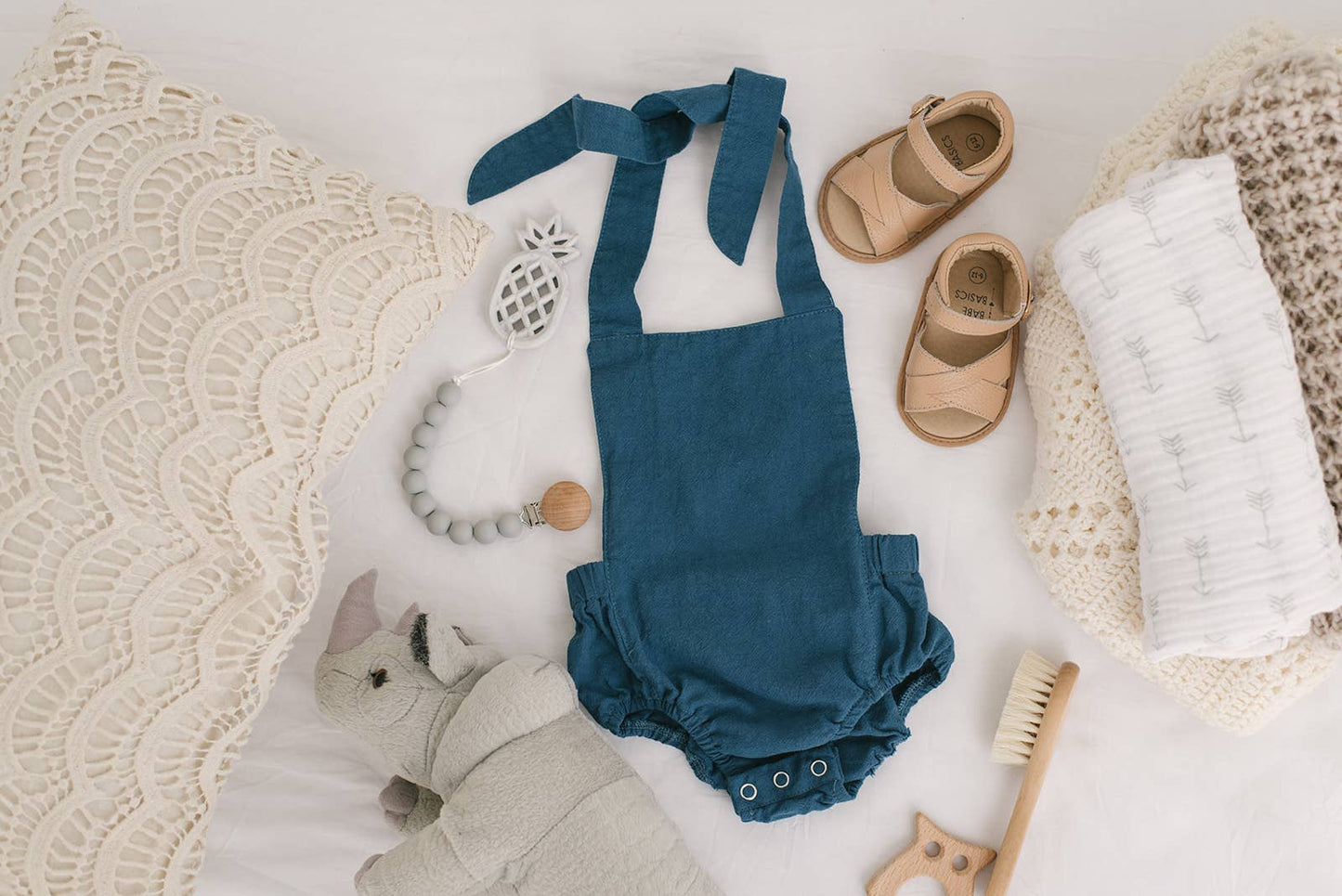 Cobalt Summer Baby Romper