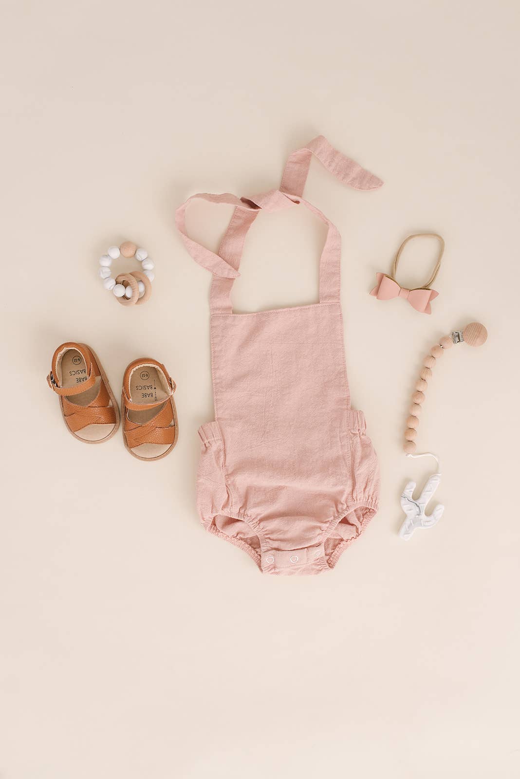 Blush Summer Baby Romper