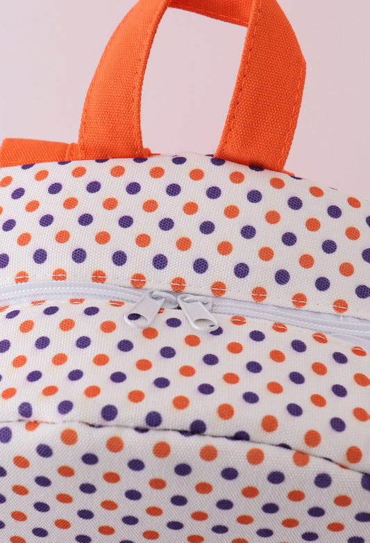 Clemson embroidery girl/boy school bag