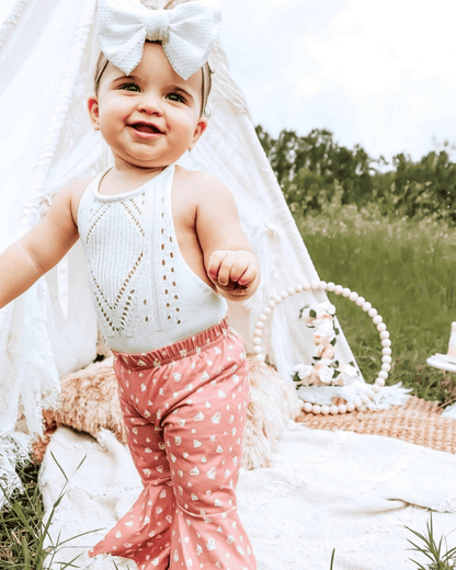 Drake Crochet Halter Romper - Gardenia