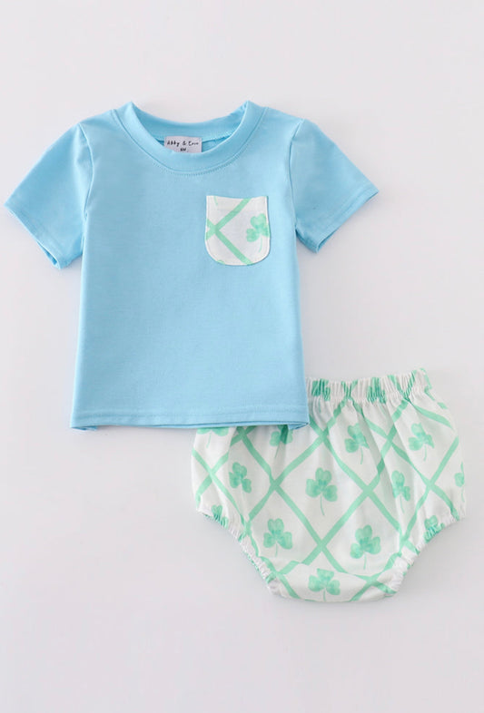 Clover boy bloomer set