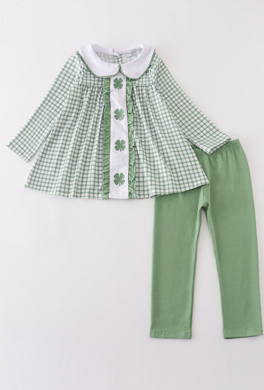 Clover embroidery girl set