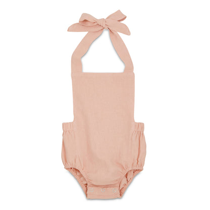 Blush Summer Baby Romper