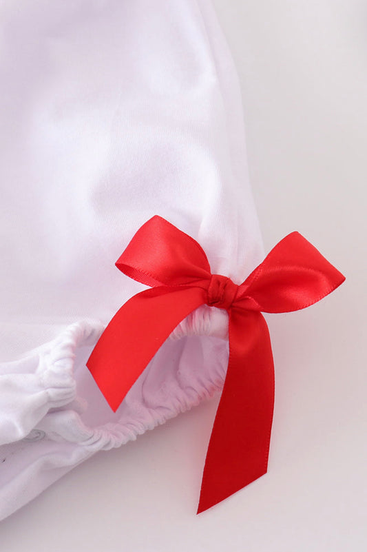 Flag embroidery bow bubble