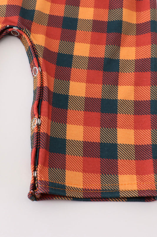 Turkey embroidery plaid boy jonjon