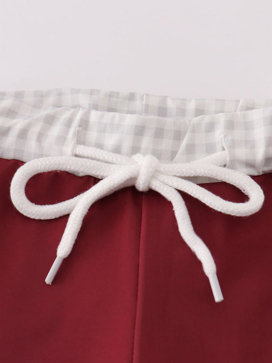 Alabama elephant embroidery swim trunks